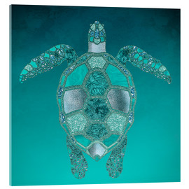 Acrylic print  Mermaid Turtle - Andrea Haase