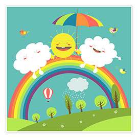 Poster  Friendly weather - Kidz Collection