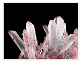 Poster Crystals in pink