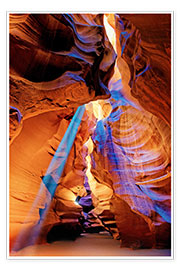 Poster Upper Antelope Canyon Beam