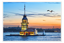Poster  Maiden's Tower on the Bosphorus