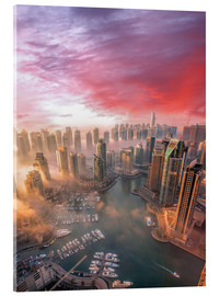 Acrylic print  Dubai harbor