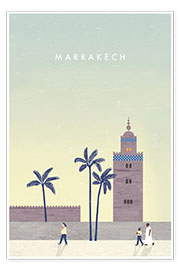 Poster Marrakesh illustration