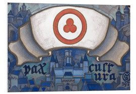 Foam board print  Banner of peace - Nicholas Roerich