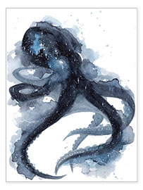 Poster Galaxy Octopus