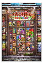 Poster Groovy Records