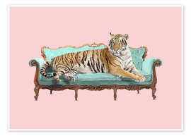 Poster Lazy Tiger