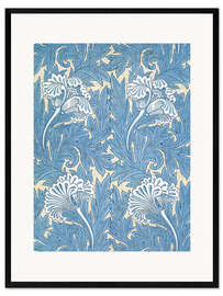 Framed art print  Tulips - William Morris