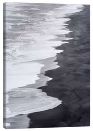 Canvas print  North Atlantic coast during the winter, Solheimasandur - Martin Zwick