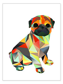 Poster  Molly Pug 2 - Miss Coopers Lounge