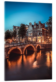 Acrylic print  Evening walk Amsterdam, Netherlands - Sören Bartosch