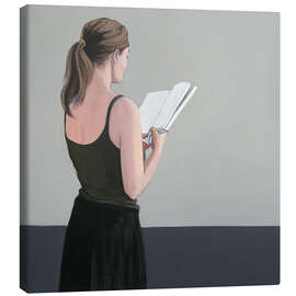 Canvas print  Girl Reading - Karoline Kroiss
