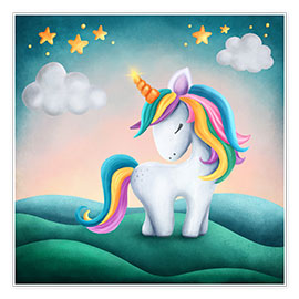 Poster My cute unicorn