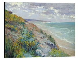 Aluminium print  Cliffs by the sea at Trouville - Gustave Caillebotte