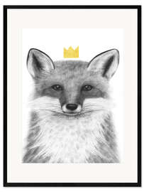 Framed art print  Royal fox - Victoria Borges