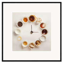 Framed art print  Coffee O'Clock - Dina Belenko