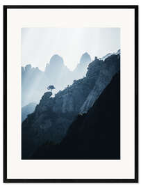 Framed art print  Mountains racing - Thomas Beauquesne