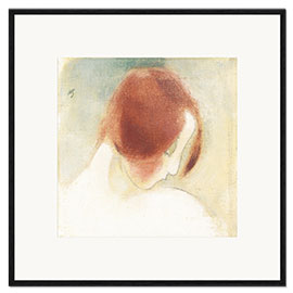Framed art print  The Red-Haired Girl II - Helene Schjerfbeck