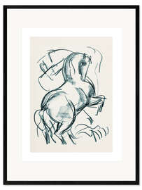 Framed art print  Horse Study - Leo Gestel