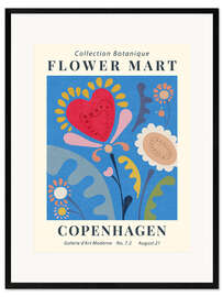 Framed art print  Flower Market Copenhagen - TAlex
