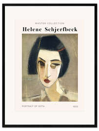Framed art print  Helene Schjerfbeck - Portrait of Gota - Helene Schjerfbeck
