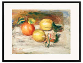 Framed art print  Lemons and Orange - Pierre-Auguste Renoir