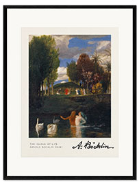Framed art print  The Island of Life - Arnold Böcklin