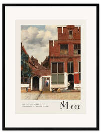Framed art print  The Little Street - Jan Vermeer