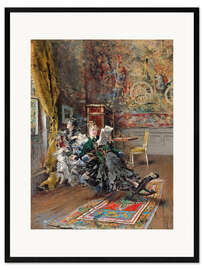 Framed art print  The Parisians - Giovanni Boldini